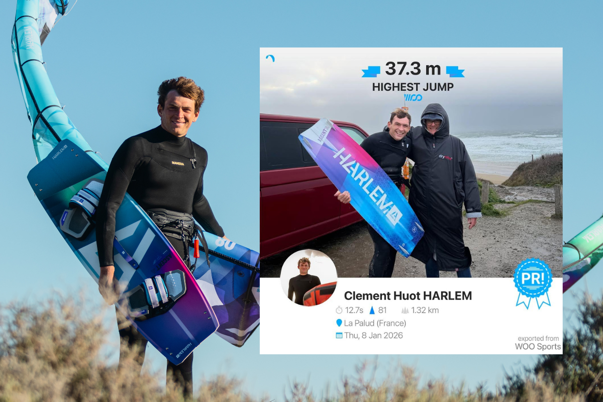 Clément Huot Breaks the World Twintip Height Record – 37.3 m